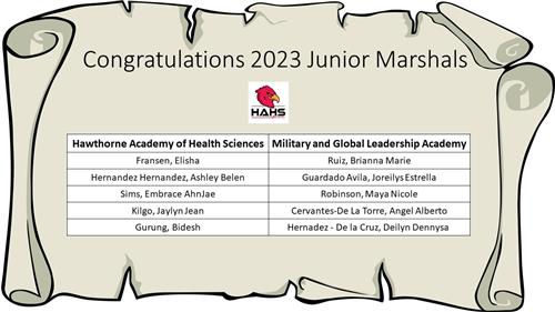 2023 Junior Marshals